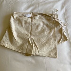 SIR THE LABEL Asymmetrical Tie Skort